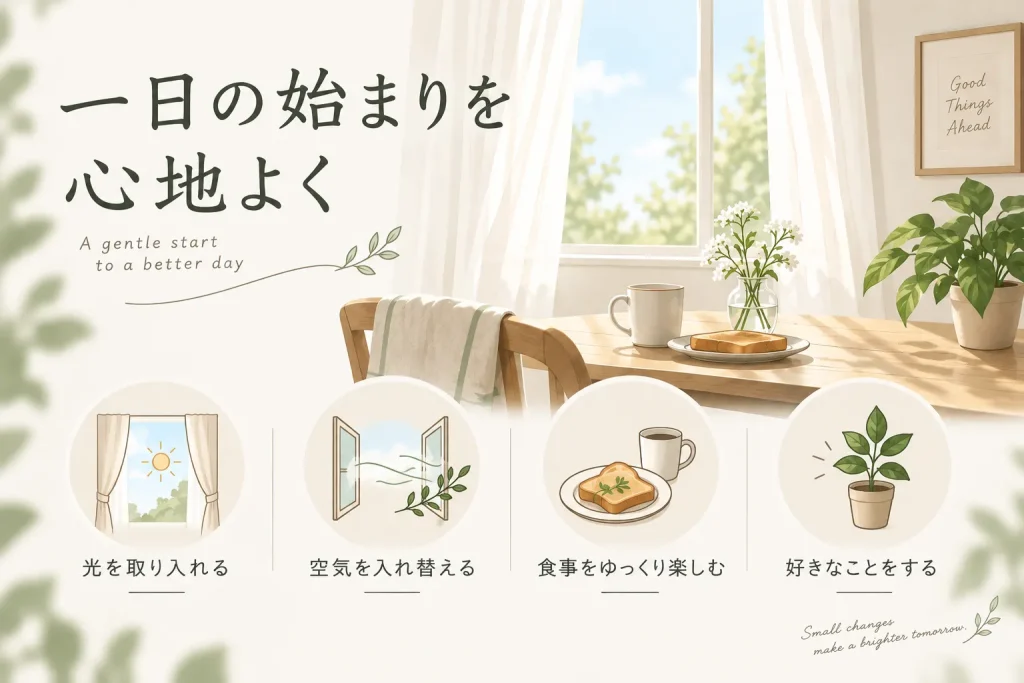 朝の過ごし方を見直したい！気軽に始められる習慣とは？