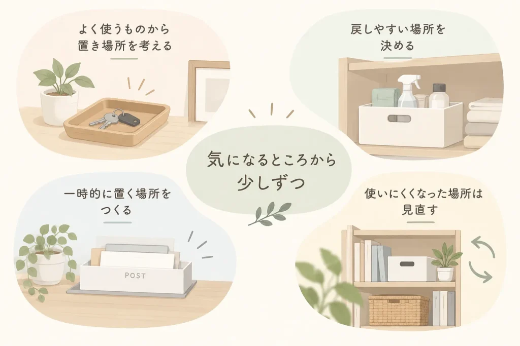 自分のペースで暮らしを整えるには?身の回りを見直す方法